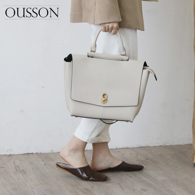 OUSSON 2021 New Design Leather Large Capacity One-Shoulder Bag Fashion Messenger Bag Multifunctional Tote Handbag For Women
OUSSON 2021 New Design Leather Large Capacity One-Shoulder Bag Fashion Messenger Bag Multifunctional Tote Handbag For Women