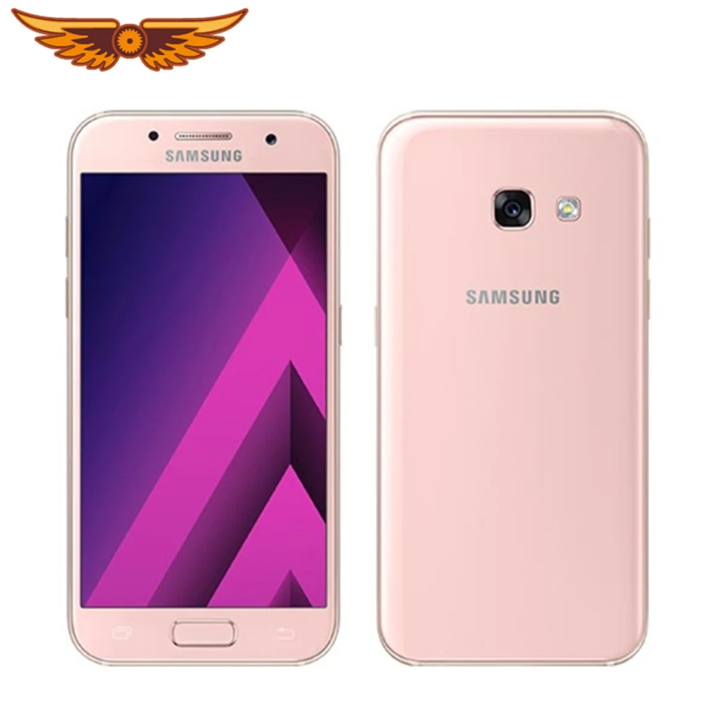 

Оригинальный разблокированный сотовый телефон Samsung Galaxy A3(2017) A320F Восьмиядерный 4,7 дюймов 2 Гб ОЗУ 16 Гб ПЗУ камера 13 МП LTE 1 SIM-карта Android