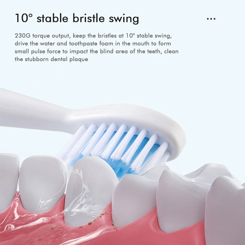 Electric Toothbrush Ultrasonic Brush IPX7 Waterproof USB Charger 5 Modes Recharge Sterilization Sonic Toothbrush 400mAH
Electric Toothbrush Ultrasonic Brush IPX7 Waterproof USB Charger 5 Modes Recharge Sterilization Sonic Toothbrush 400mAH