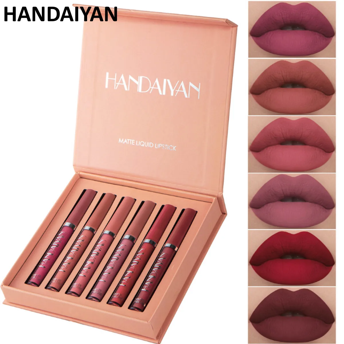 6PCS/Set Matte Lipstick Set Long Lasting Moisturing Lip Gloss Liquid Lipstick Velvet Red Sexy Lip Gloss Women Lip Make-up Beauty
6PCS/Set Matte Lipstick Set Long Lasting Moisturing Lip Gloss Liquid Lipstick Velvet Red Sexy Lip Gloss Women Lip Make-up Beauty