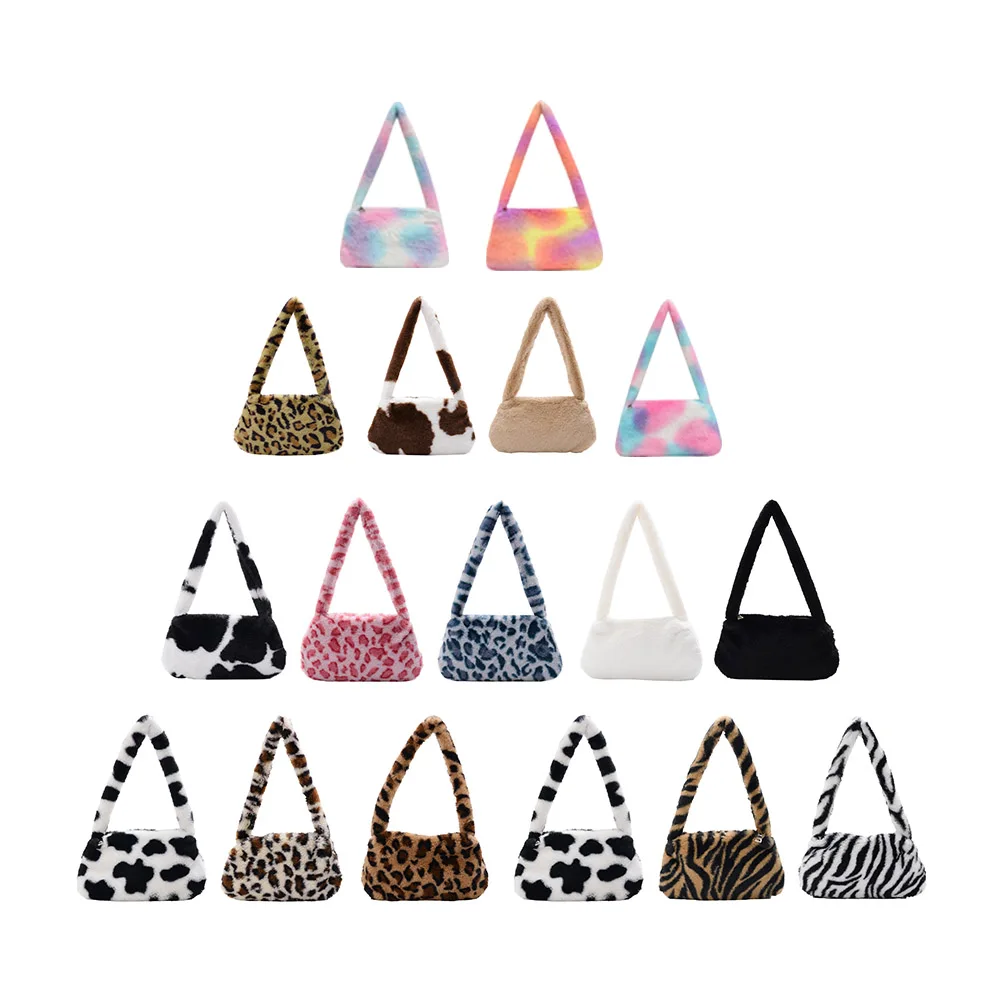 Leopard Handbags For Women Plush Casual Crossbody Bag Female Clutch Purse Handbag For Shopping Fashion Baguette Underarm Bag
Leopard Handbags For Women Plush Casual Crossbody Bag Female Clutch Purse Handbag For Shopping Fashion Baguette Underarm Bag