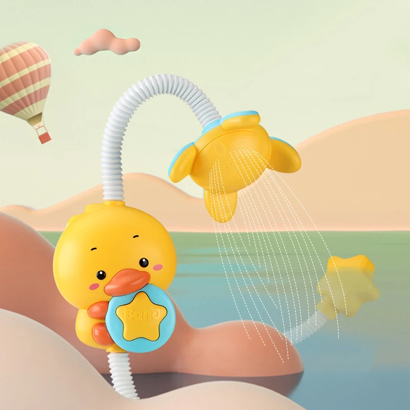 Electric Duck Water Spray Bath Toys For Kids Baby Bathroom Bathtub Faucet Shower Toys Strong Suction Cup Childern Water Game Gif
Electric Duck Water Spray Bath Toys For Kids Baby Bathroom Bathtub Faucet Shower Toys Strong Suction Cup Childern Water Game Gif
