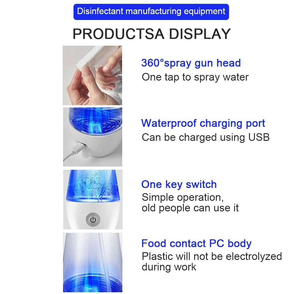 300ml Disinfection Spray Bottle Hypochlorite Transparent Makeup Moisture Atomizer Pot Fine Mist Spray Alcohol Water Generator
300ml Disinfection Spray Bottle Hypochlorite Transparent Makeup Moisture Atomizer Pot Fine Mist Spray Alcohol Water Generator