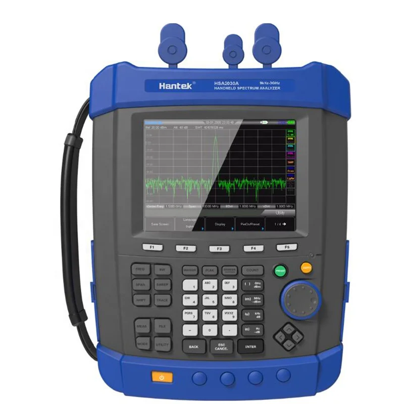 Hantek HSA2030A Handheld Digital spectrum analyzer Portable Field Strength Meter 9kHZ 3.2GHZ AC Coupled USB interface
Hantek HSA2030A Handheld Digital spectrum analyzer Portable Field Strength Meter 9kHZ 3.2GHZ AC Coupled USB interface
