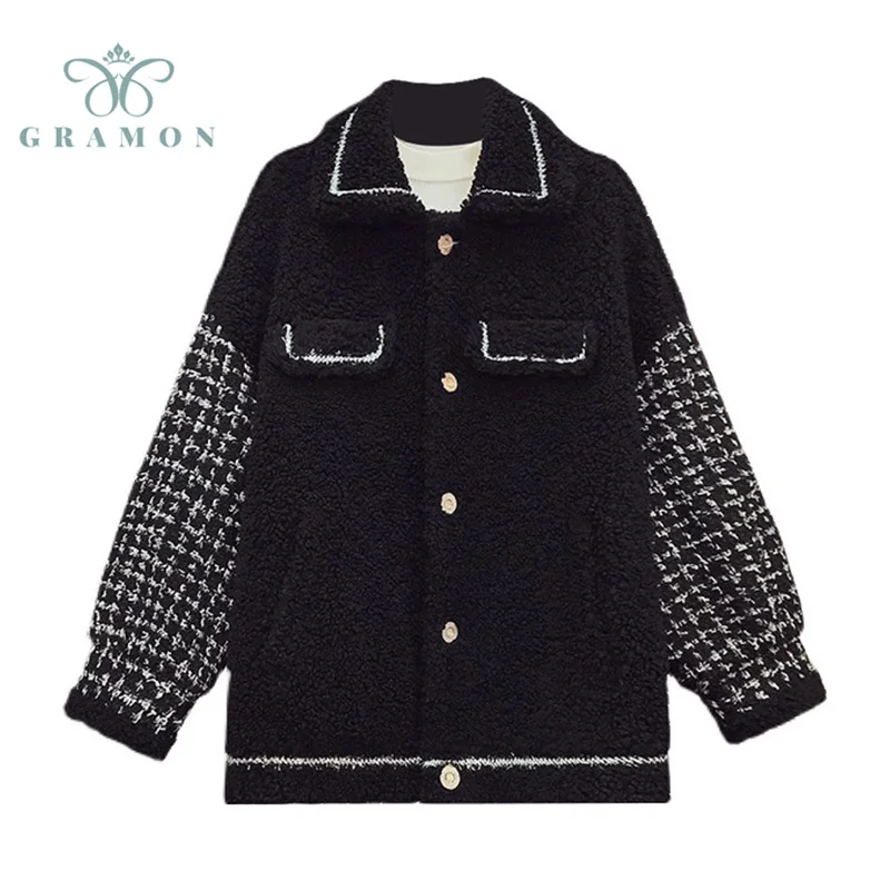 Winter Jackets Coats Plus Size Autumn Clothes Women Thich Warm Long Sleeve Plaid Patchwork Retro Chaqueta Fashion Cardigan Mujer
Winter Jackets Coats Plus Size Autumn Clothes Women Thich Warm Long Sleeve Plaid Patchwork Retro Chaqueta Fashion Cardigan Mujer