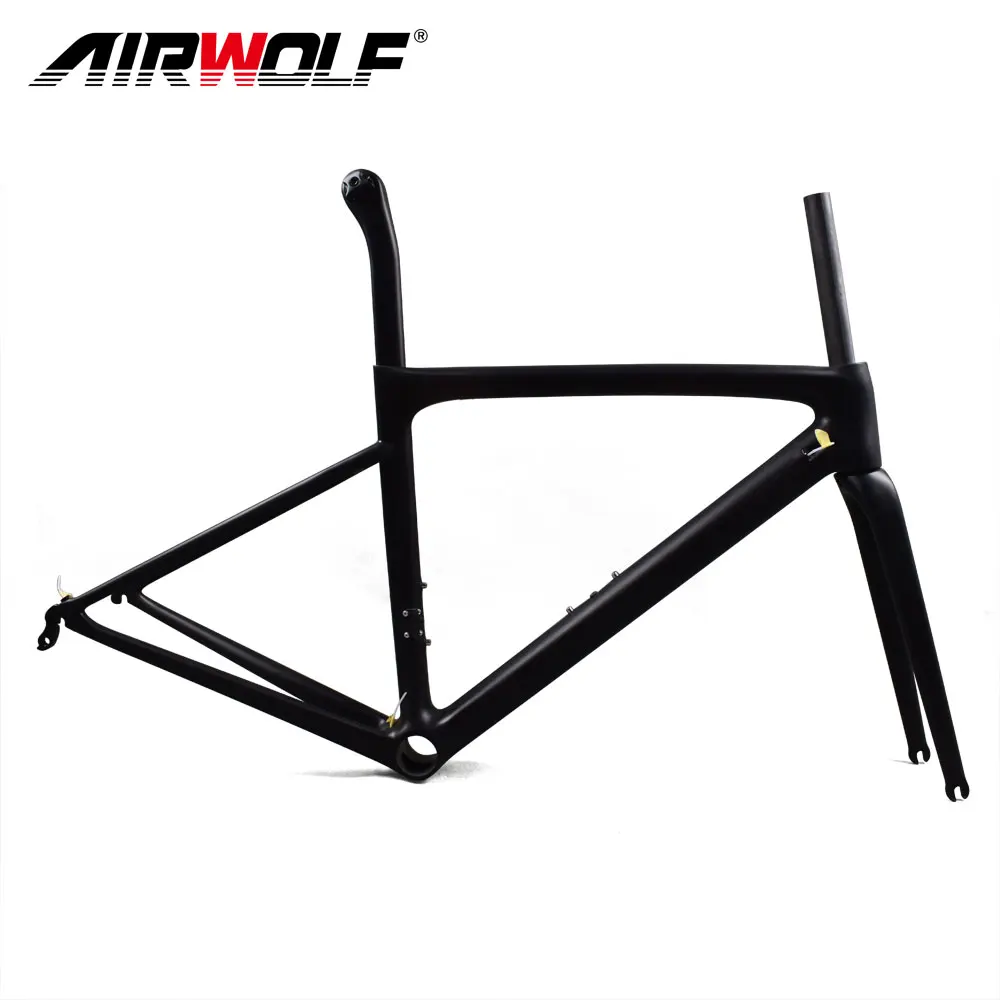 

Lightest 700C Carbon Frame Aero Road Bike Frame V Brake Only 787g Size 44 49 52 54 56 58 cm QR 130*9mm Carbon Bicycle Frameset