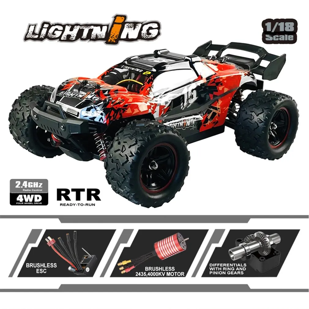 1: 18 Remote Control Brushless High Speed Off Road Vehicle HS18423 Full Scale High Speed Climbing Car Alloy
1: 18 Remote Control Brushless High Speed Off Road Vehicle HS18423 Full Scale High Speed Climbing Car Alloy