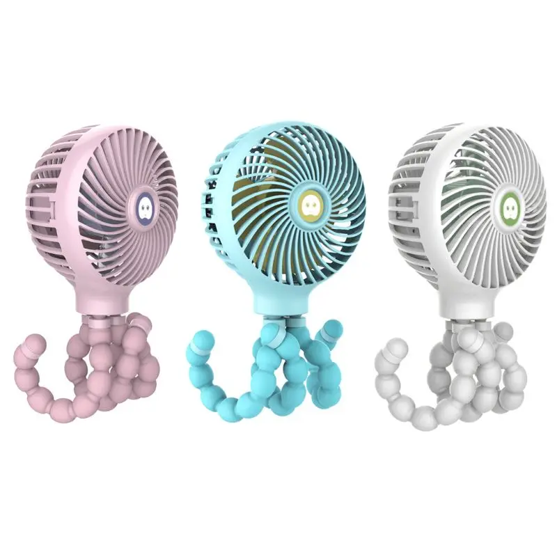 New Sale Mini Portable Hanging Octopus Shape Stand Adjustable Handheld USB Charging Fan Cooler For Baby Stroller Student Use
New Sale Mini Portable Hanging Octopus Shape Stand Adjustable Handheld USB Charging Fan Cooler For Baby Stroller Student Use