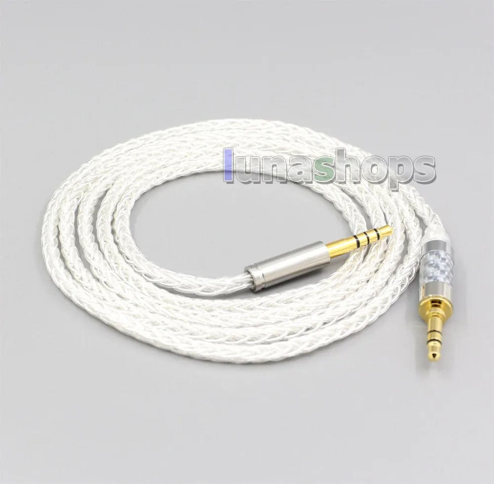 

LN006538 8 Core Silver Plated OCC Earphone Cable For Audio technica ATH-MSR7 AR3BT AR3 SR5 SR5BT ATH-MSR7SE MSR7NC MSR7GM ANC500