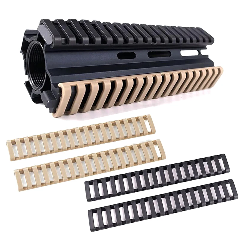 4 Pieces Rubber Rail Covers Plastic Fish Bone Ladder Shape For Rifle Handguard Picatinny 7" Quadrail Protection Cover
4 Pieces Rubber Rail Covers Plastic Fish Bone Ladder Shape For Rifle Handguard Picatinny 7" Quadrail Protection Cover