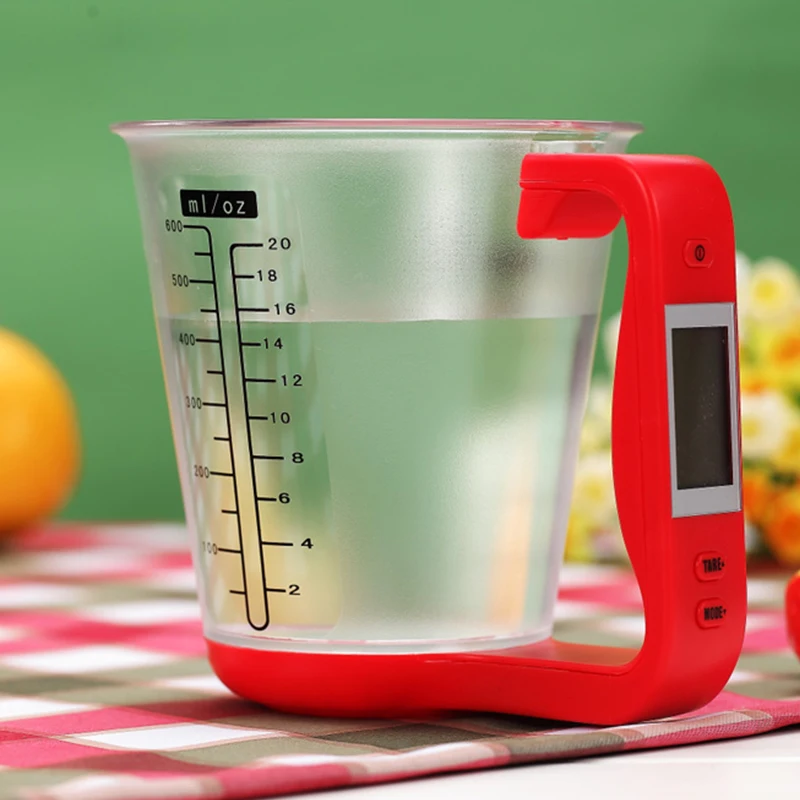 Measuring Cup Scale with LCD Display Kitchen Jug Digital Food Liquid Measure Containers Tools
Measuring Cup Scale with LCD Display Kitchen Jug Digital Food Liquid Measure Containers Tools