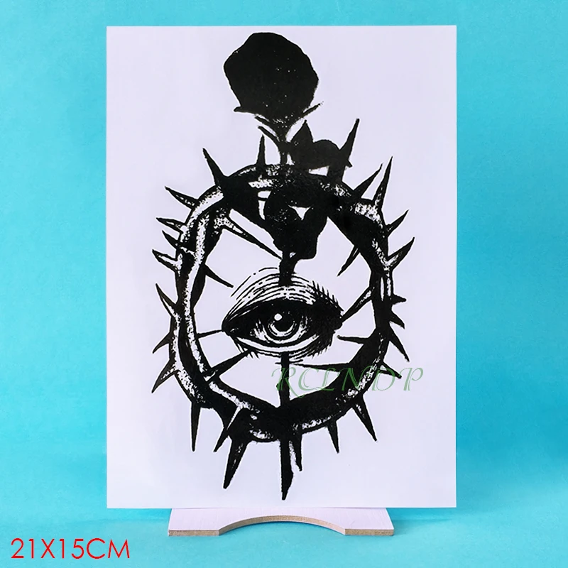 Waterproof Temporary Tattoo Sticker eye rose fake tatto flash tatoo tatouage big size body art arm leg for girl women men
Waterproof Temporary Tattoo Sticker eye rose fake tatto flash tatoo tatouage big size body art arm leg for girl women men