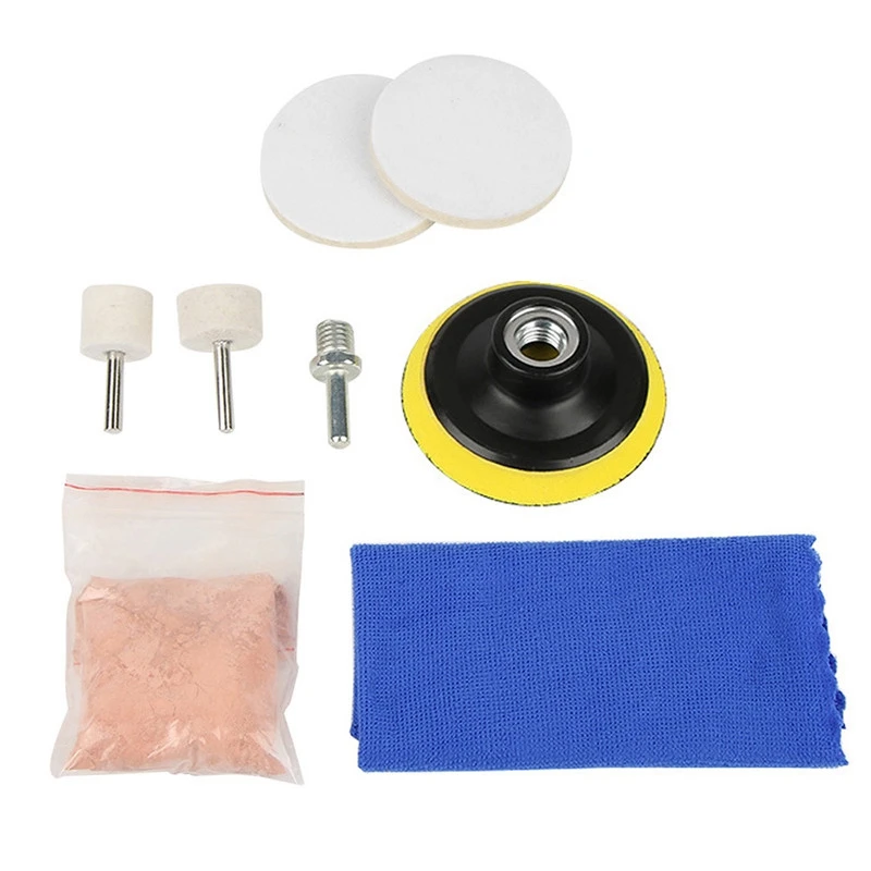 8Pcs Car Windscreen Polishing Kit Practical Auto Car Windows Scratch Remover Glass Polishing Kit Scratch Repair Tool
8Pcs Car Windscreen Polishing Kit Practical Auto Car Windows Scratch Remover Glass Polishing Kit Scratch Repair Tool