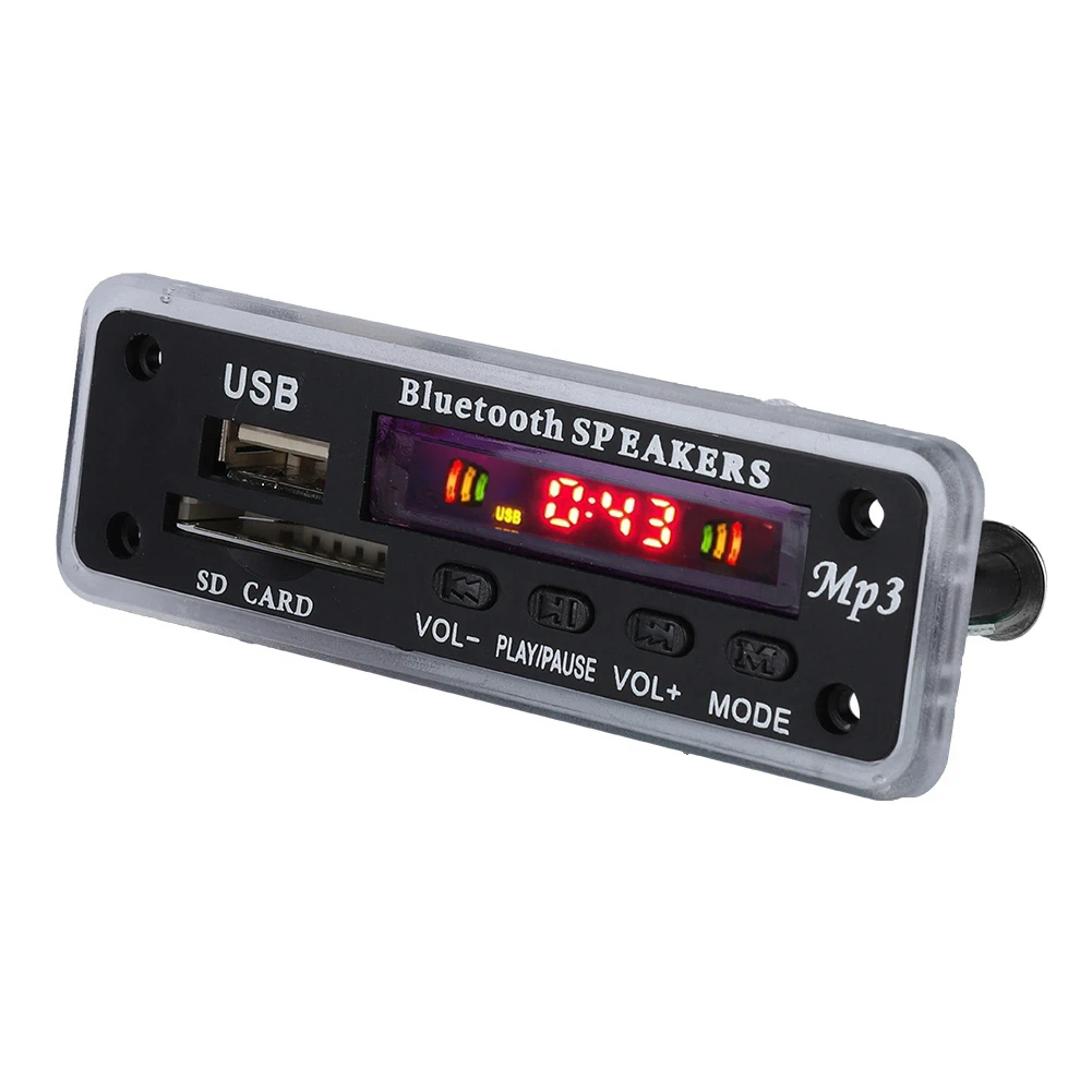 Car Speaker MP3 Player AUX USB SD FM Radio Security Digital Card Wireless Bluetooth 5.0 MP3 Decoder Module
Car Speaker MP3 Player AUX USB SD FM Radio Security Digital Card Wireless Bluetooth 5.0 MP3 Decoder Module