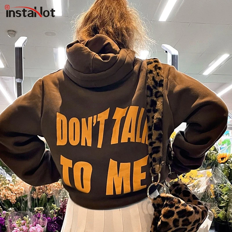 Женская хлопковая толстовка InstaHot, с капюшоном и буквенным принтом на спине, с длинным рукавом, винтажная, свободная, 2021
Женская хлопковая толстовка InstaHot, с капюшоном и буквенным принтом на спине, с длинным рукавом, винтажная, свободная, 2021