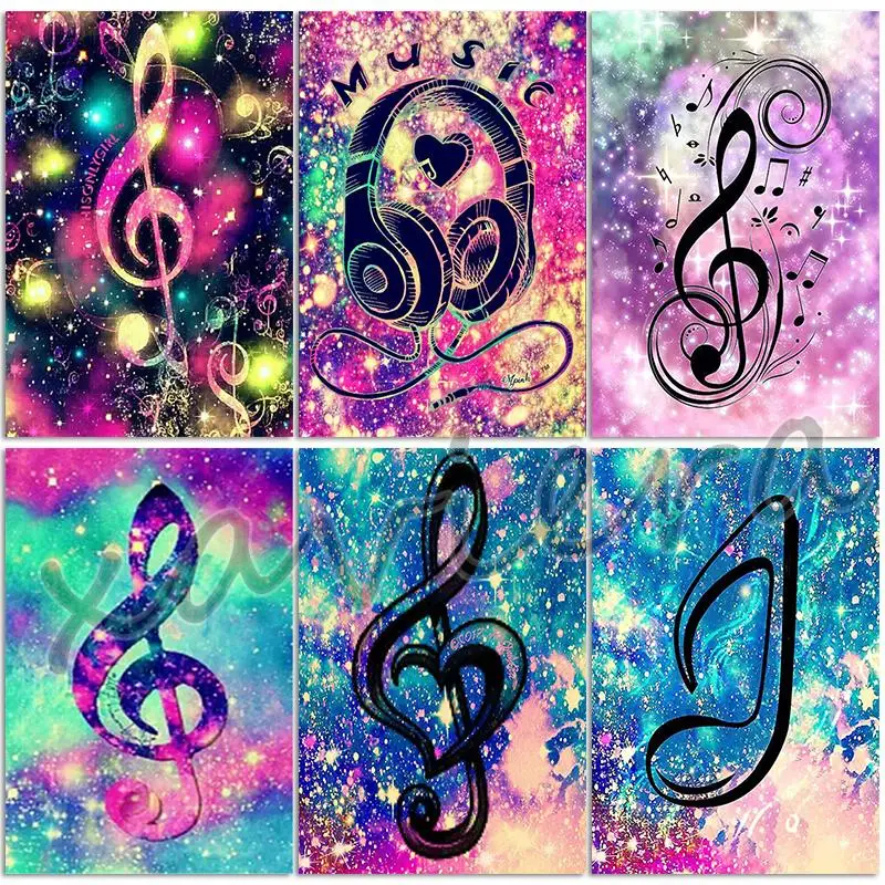 5D Diy Diamond Painting Musical Note Full Square Drill Embroidery Colorful Dream Rhinestone Cross Stitch Kits Handmade Gifts
5D Diy Diamond Painting Musical Note Full Square Drill Embroidery Colorful Dream Rhinestone Cross Stitch Kits Handmade Gifts