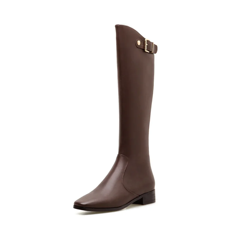 SKLFGXZY The knee boots Autumn and winter Genuine leather fashion black Female boots Women's boots Women's shoes Size 34-40
SKLFGXZY The knee boots Autumn and winter Genuine leather fashion black Female boots Women's boots Women's shoes Size 34-40
