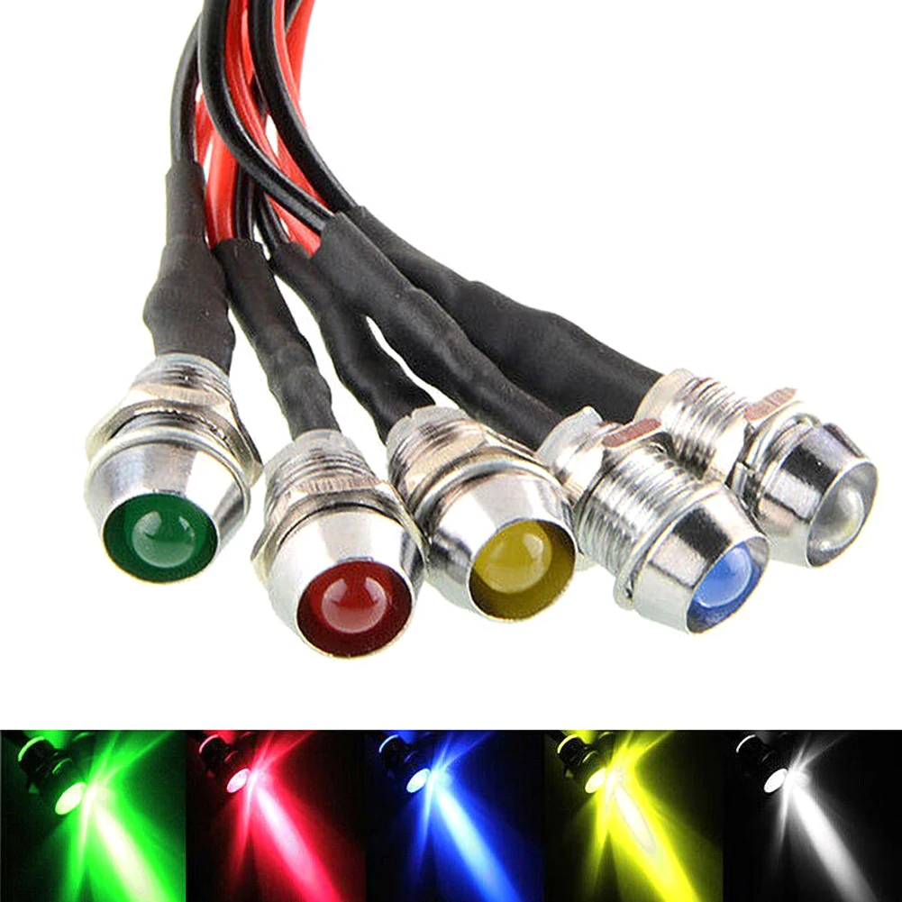 5Pcs/set 12V Car Boat LED Indicator Light Dash Dashboard Panel Warning Lamp Waterproof Signal Lamp LED Warning indicator light
5Pcs/set 12V Car Boat LED Indicator Light Dash Dashboard Panel Warning Lamp Waterproof Signal Lamp LED Warning indicator light