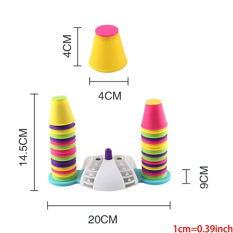 32 Stacking Cups,Stacking Cup Set With Stacking Plate, Fast Family Matching, Fast Cup Game, Party Toys For Children And Adults 
32 Stacking Cups,Stacking Cup Set With Stacking Plate, Fast Family Matching, Fast Cup Game, Party Toys For Children And Adults