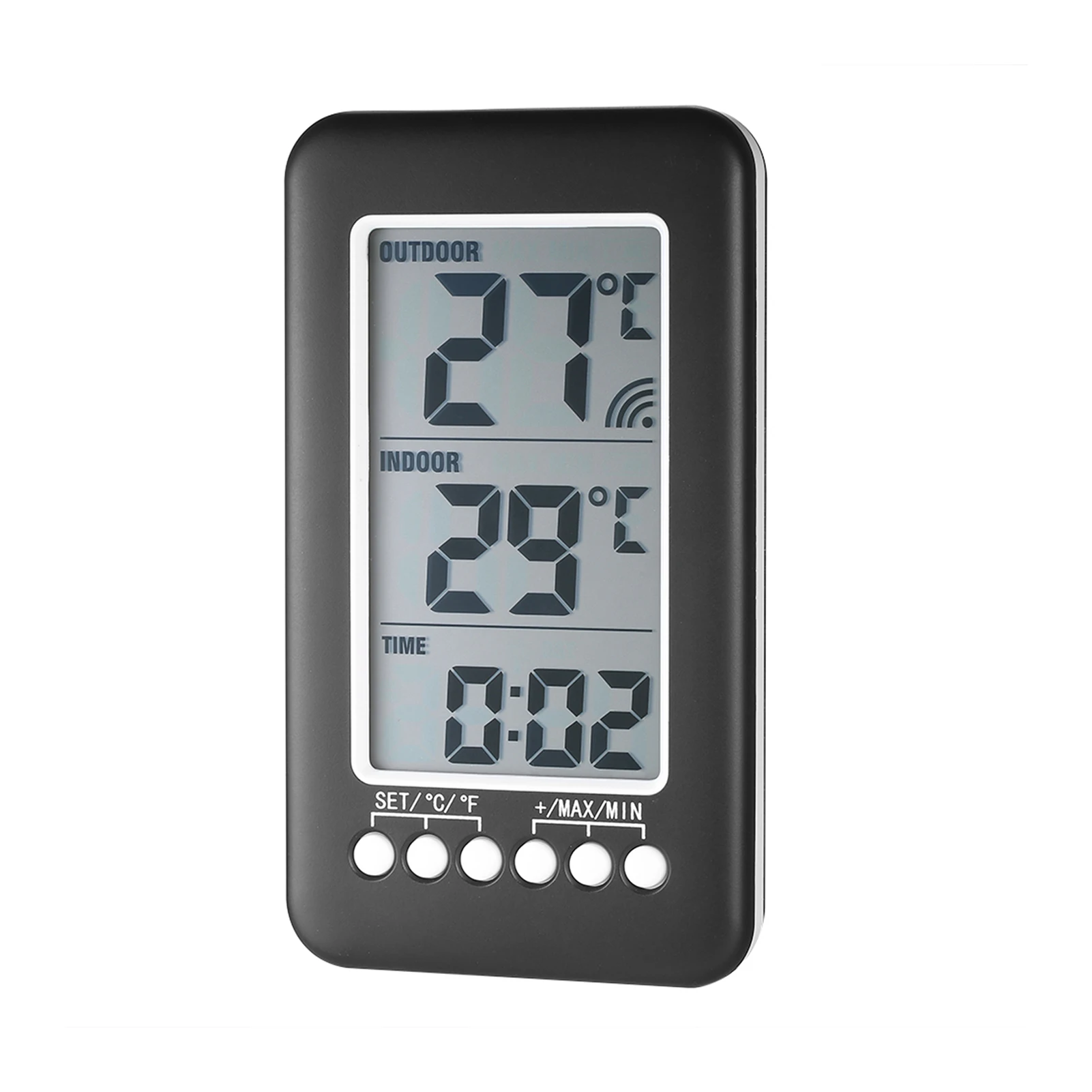 Meterk LCD / Digital Wireless Indoor/Outdoor Thermometer Clock Temperature Meter With Transmitter
Meterk LCD / Digital Wireless Indoor/Outdoor Thermometer Clock Temperature Meter With Transmitter