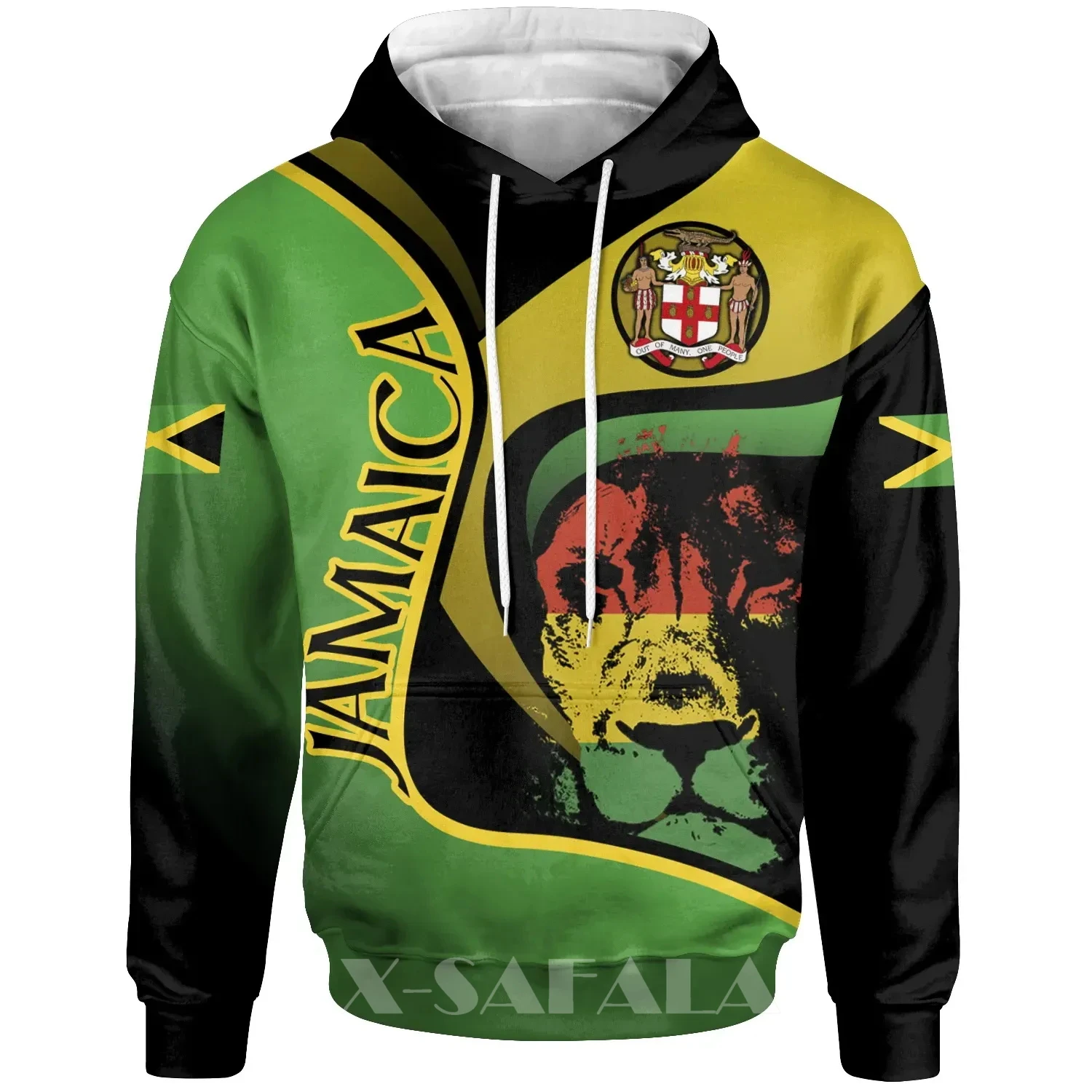 Jamaica Hoodie - Jamaican Lion with Coat Of Arm 3D Full Print Size Hoodie Man Women Outwear Zipper Pullover Sweatshirt Unisex-1
Jamaica Hoodie - Jamaican Lion with Coat Of Arm 3D Full Print Size Hoodie Man Women Outwear Zipper Pullover Sweatshirt Unisex-1