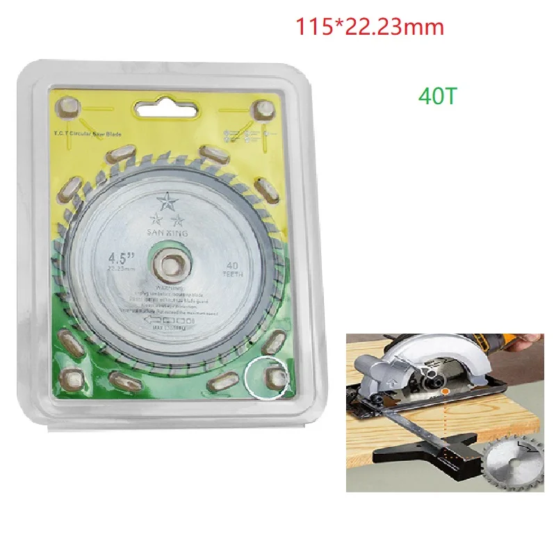 Saw Blade Disc 4.5inch 40 Teeth Hole Diameter 22.23mm Carbide Circular Cutter For Cutting Wood Angle Grinder Accessories
Saw Blade Disc 4.5inch 40 Teeth Hole Diameter 22.23mm Carbide Circular Cutter For Cutting Wood Angle Grinder Accessories