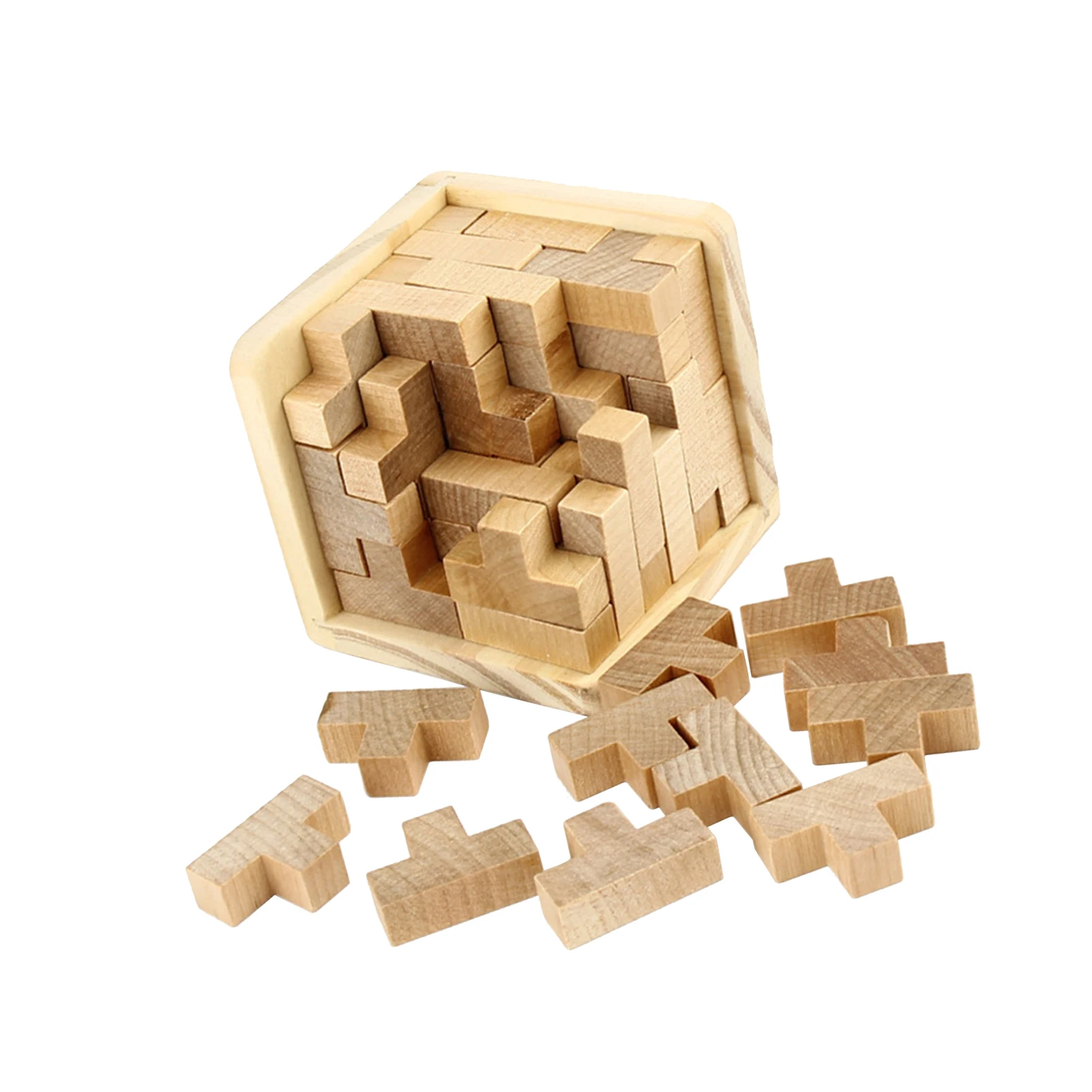54 Pieces Wooden Brain Teaser Puzzle T Shape Jigsaw Puzzle Toy Puzzle Toy Kongming Lock Luban Lock Magic Bean Tetrised
54 Pieces Wooden Brain Teaser Puzzle T Shape Jigsaw Puzzle Toy Puzzle Toy Kongming Lock Luban Lock Magic Bean Tetrised
