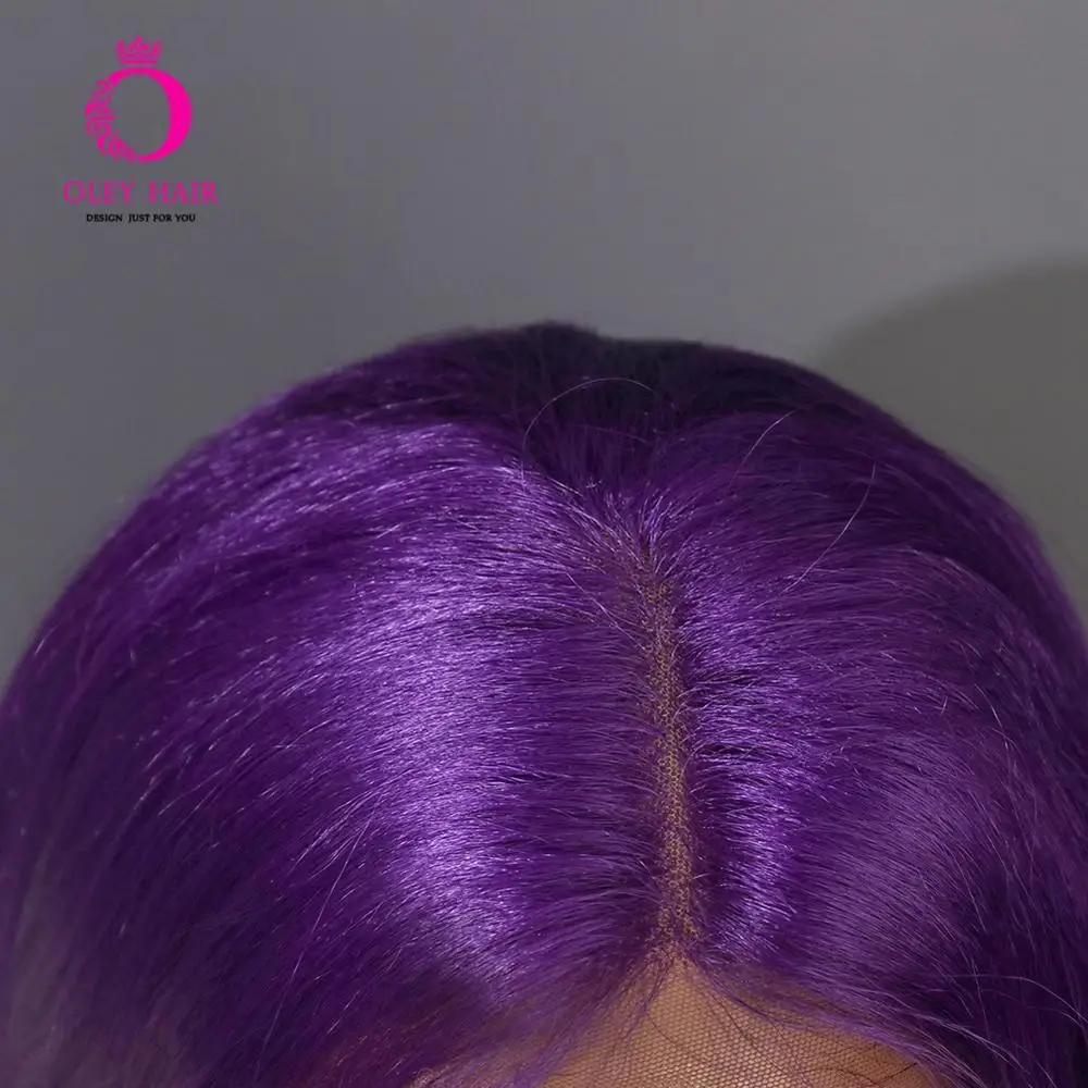OLEY Hair Heat Resistant Synthetic Lace Front Wig 18-22 Inch Loose Wavy Purple Wig Glueless Cosplay Wigs For Black Women
OLEY Hair Heat Resistant Synthetic Lace Front Wig 18-22 Inch Loose Wavy Purple Wig Glueless Cosplay Wigs For Black Women