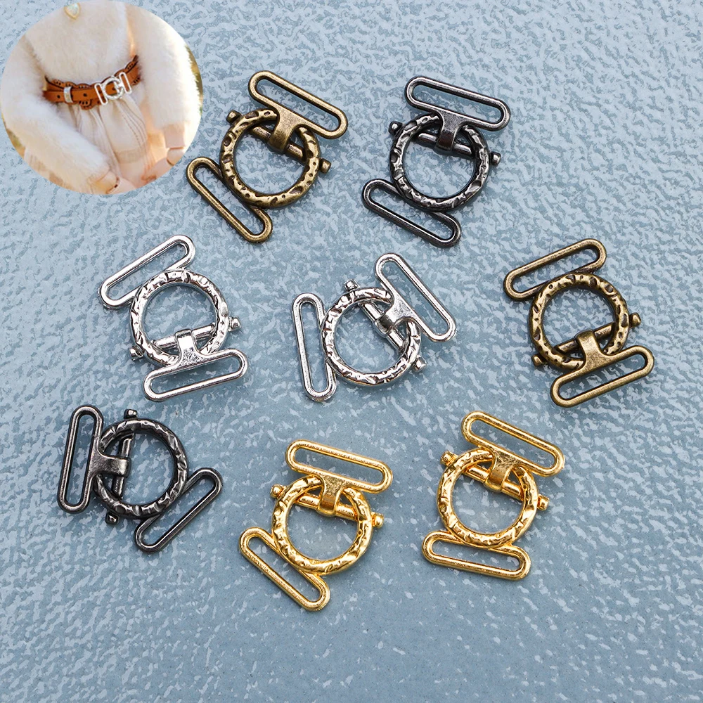 10 Sets 18mm Mini Metal Belt Buckle Ultra-small Doll Bags Clothes Shoes Buckles DIY Decor Buttons Sewing Accessories | Игрушки и хобби