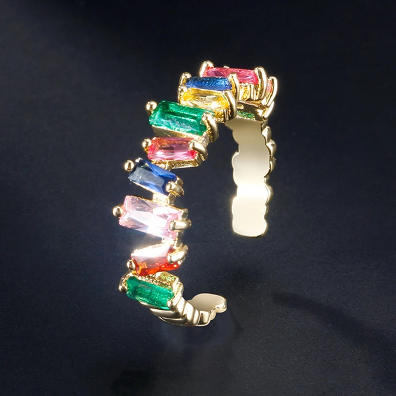 Loredana High quality copper multi-color zircon ins style ice effect ice flower ring Creative Handmade Design Fine Jewelry
Loredana High quality copper multi-color zircon ins style ice effect ice flower ring Creative Handmade Design Fine Jewelry