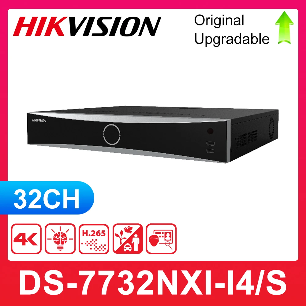 Новый оригинальный английский Hikvision DS-7716NXI-I4/S 16ch DS-7732NXI-I4/S 32Ch 1.5U AcuSense 4K сетевой видеорегистратор
Новый оригинальный английский Hikvision DS-7716NXI-I4/S 16ch DS-7732NXI-I4/S 32Ch 1.5U AcuSense 4K сетевой видеорегистратор