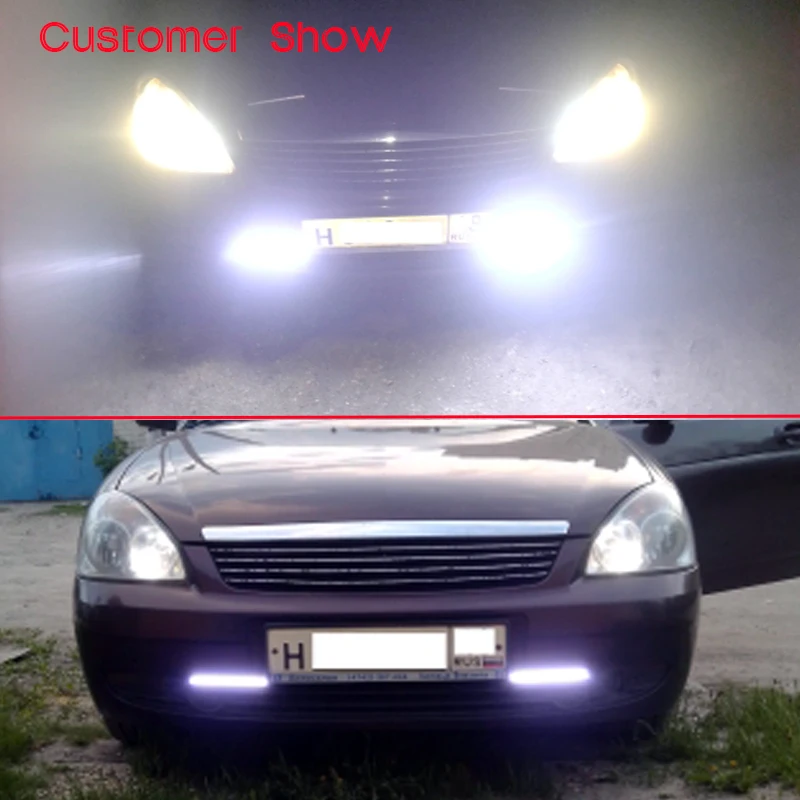 17CM COB DRL LED Daytime Running Light Auto Lamp External Lights For Universal Car 100% Waterproof Day Light Car Styling
17CM COB DRL LED Daytime Running Light Auto Lamp External Lights For Universal Car 100% Waterproof Day Light Car Styling