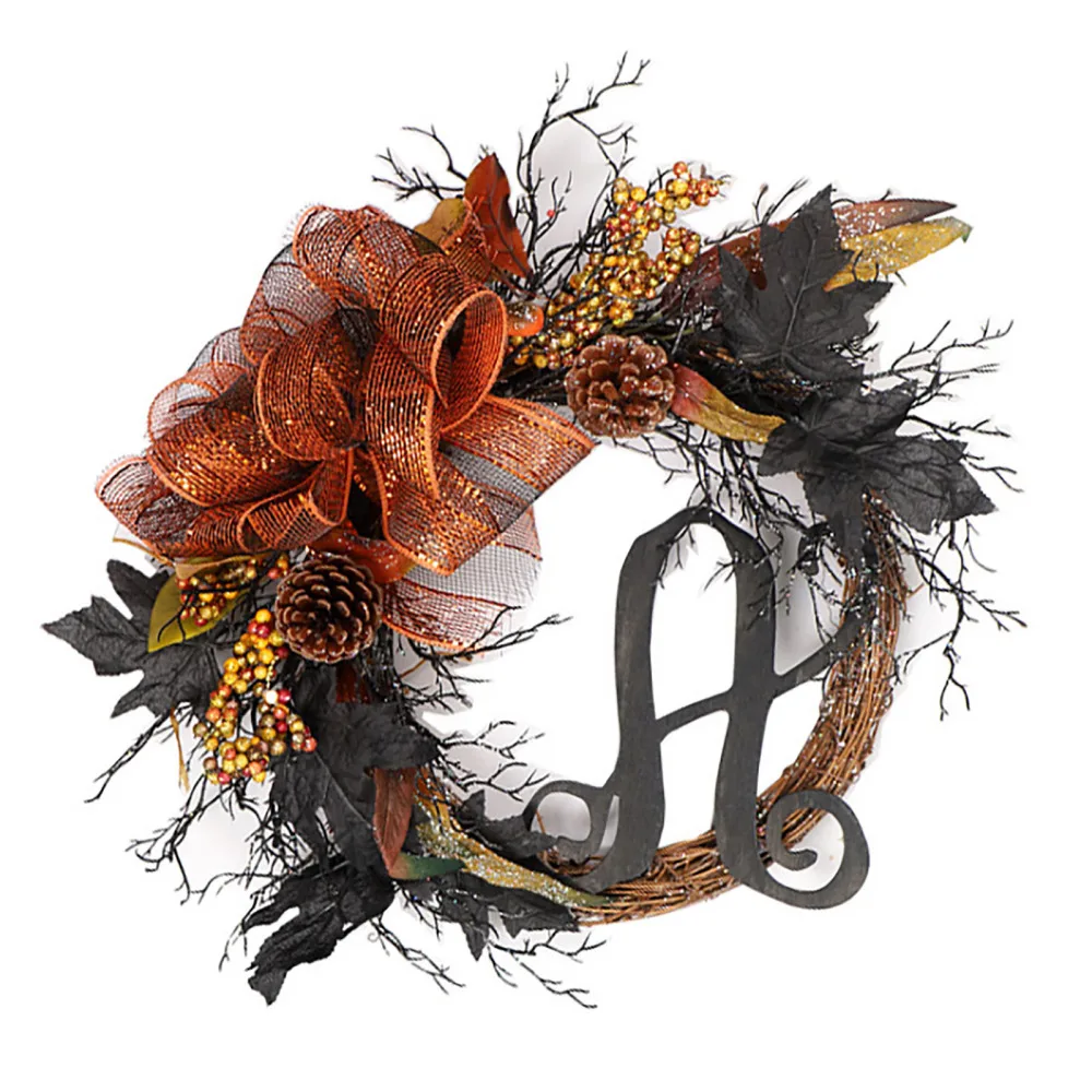 Artificial Wreath Thanksgiving Halloween Wall Decor Fake Flowers Door Ornaments Decorative Home Decoration Simulation Plants
Artificial Wreath Thanksgiving Halloween Wall Decor Fake Flowers Door Ornaments Decorative Home Decoration Simulation Plants