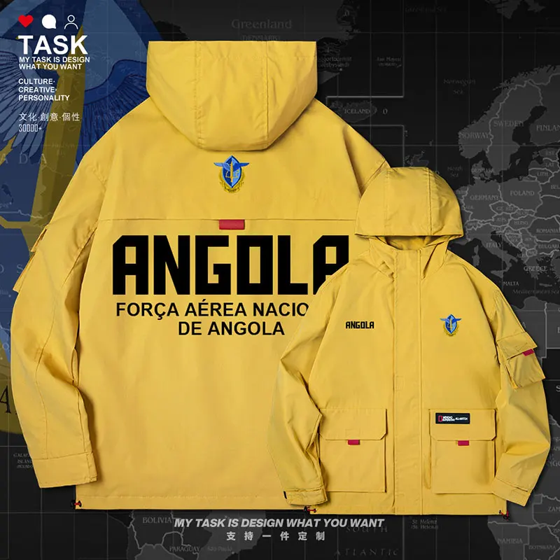 Republic of Angola Angolan AGO men jacket hooded air force logo army fan top coat printed for men Tactical new autumn clothes
Republic of Angola Angolan AGO men jacket hooded air force logo army fan top coat printed for men Tactical new autumn clothes