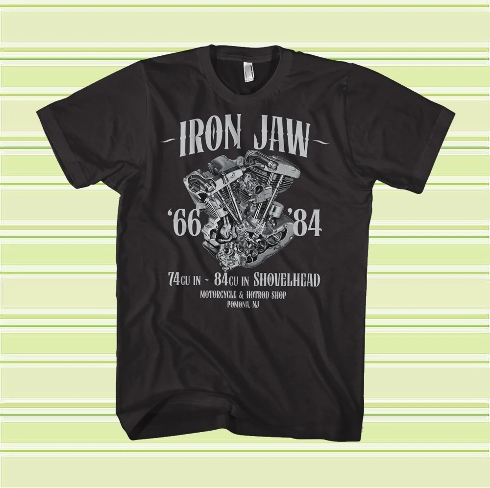 2020 New Shovelhead V-Twin Motorcycles Iron Jaw Motorcycles Vintage T-shirt Motorbike
2020 New Shovelhead V-Twin Motorcycles Iron Jaw Motorcycles Vintage T-shirt Motorbike