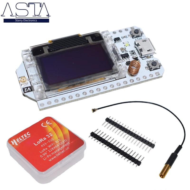 SX1276 SX1278 ESP32 LoRa 868 МГц/915 МГц/433 МГц 0 96 дюйма синий OLED дисплей Bluetooth WIFI комплект 32