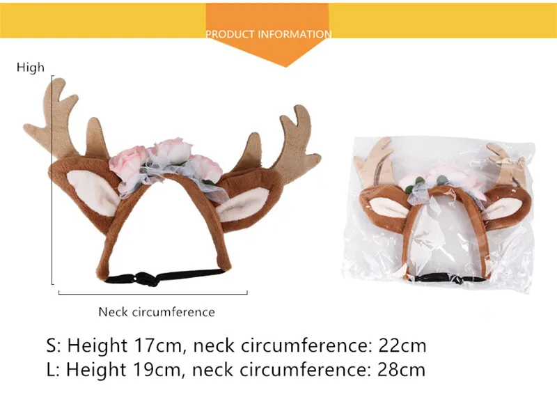Pet Christmas Decoration Cute Elk Antlers Cat Headband Pet Photo Props Christmas Pet Accessories for Cats Elk Antlers Headband
Pet Christmas Decoration Cute Elk Antlers Cat Headband Pet Photo Props Christmas Pet Accessories for Cats Elk Antlers Headband