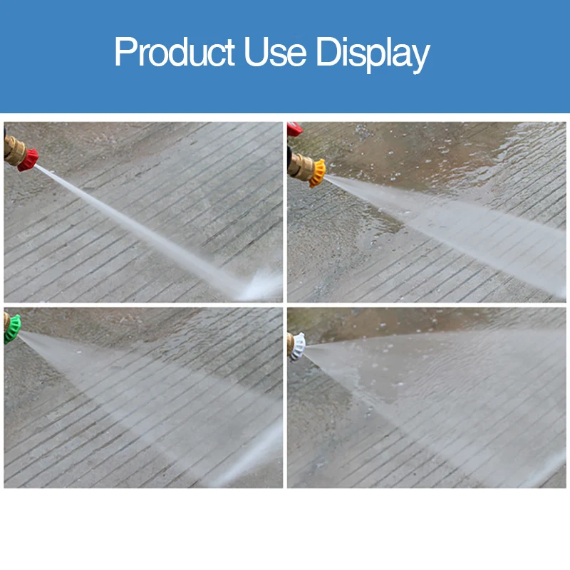 Portable High Pressure Water Gun 1/4 Quick-Insertion Fan Nozzle Stainless Steel Washing Machine Car Washing Tools
Portable High Pressure Water Gun 1/4 Quick-Insertion Fan Nozzle Stainless Steel Washing Machine Car Washing Tools