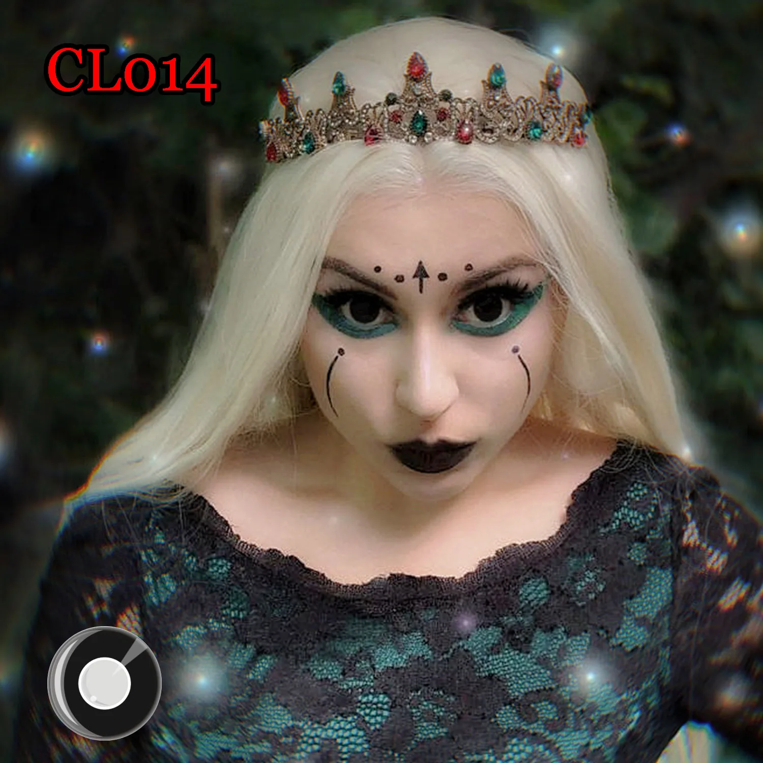 Carnival Cosplay Eye Contact Lens Women Men Cartoon Eyes Beautiful Eyewear CL014 Black lentes de contacto
Carnival Cosplay Eye Contact Lens Women Men Cartoon Eyes Beautiful Eyewear CL014 Black lentes de contacto