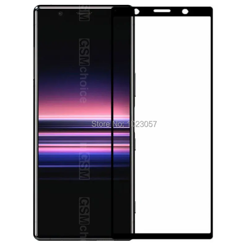 Для Sony Xperia 5 Полное покрытие закаленное стекло Защита экрана Защитная пленка для