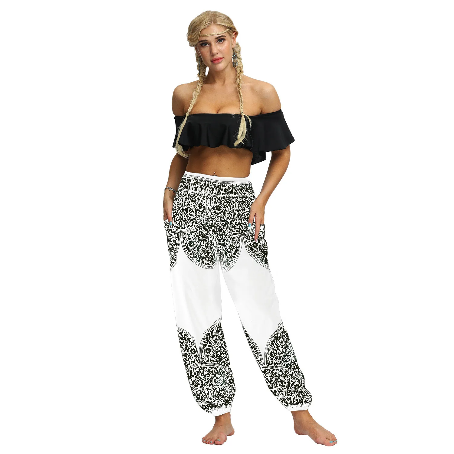 Harem Pants - Women's Loose Sports Pants - Hippie Clothing Fitness Yoga Pants Cycling Sports Pants
Harem Pants - Women's Loose Sports Pants - Hippie Clothing Fitness Yoga Pants Cycling Sports Pants