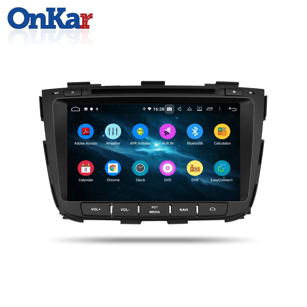 Автомагнитола ONKAR 2 Din для Kia Sorento 2013 2014 автомобильный DVD-плеер Android 9 0 4 Гб + 64 ГБ