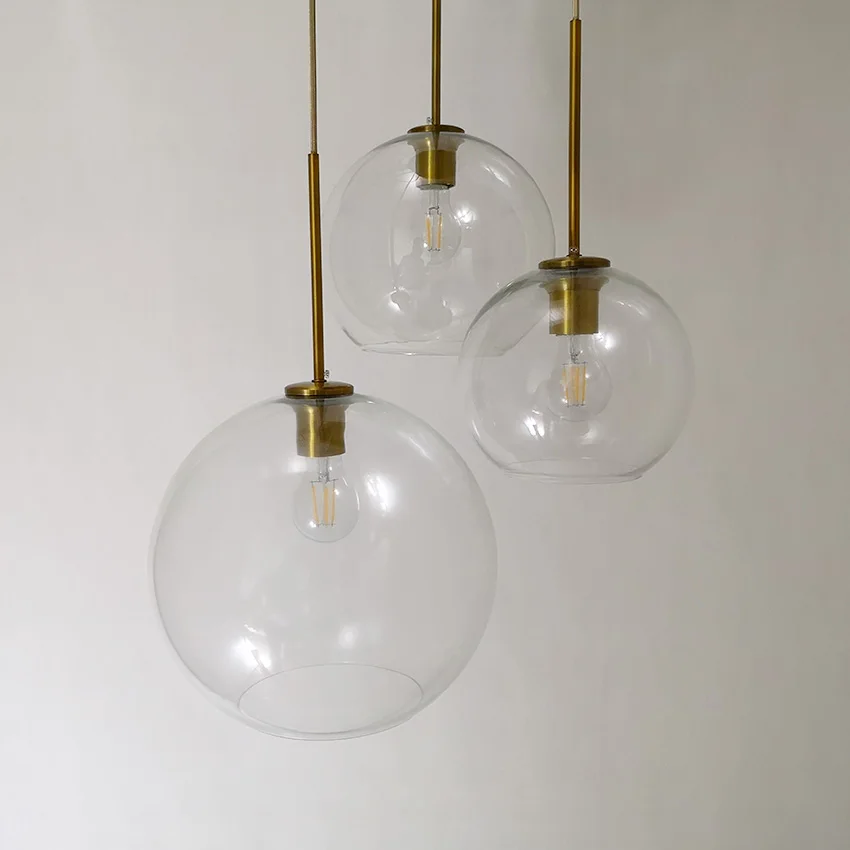 Modern Glass Pendant Lamp Glass Ball Creative Hanging Lights for Dining Room Kitchen Bedroom Lighting Fixture Blue Amber Brown
Modern Glass Pendant Lamp Glass Ball Creative Hanging Lights for Dining Room Kitchen Bedroom Lighting Fixture Blue Amber Brown