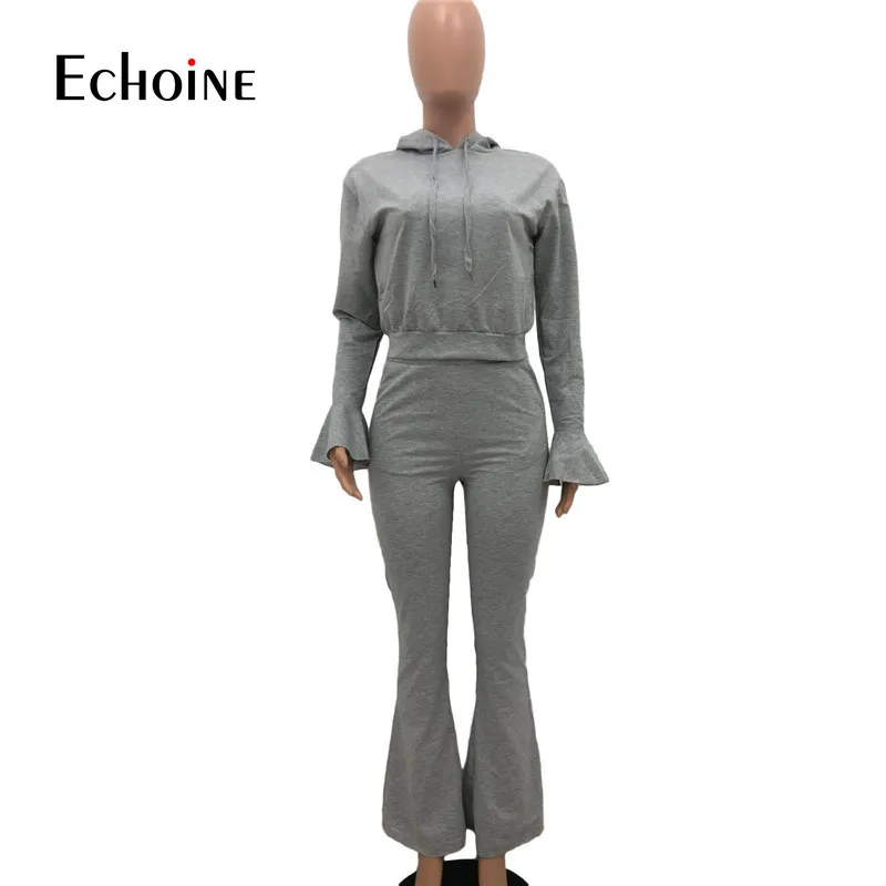 Echoine Fall Women Streetwear Sweatsuit Set Flare Sleeve Hoodies Flare Pants Set Active Tracksuit Two Piece Matching Outfit Sets 
Echoine Fall Women Streetwear Sweatsuit Set Flare Sleeve Hoodies Flare Pants Set Active Tracksuit Two Piece Matching Outfit Sets