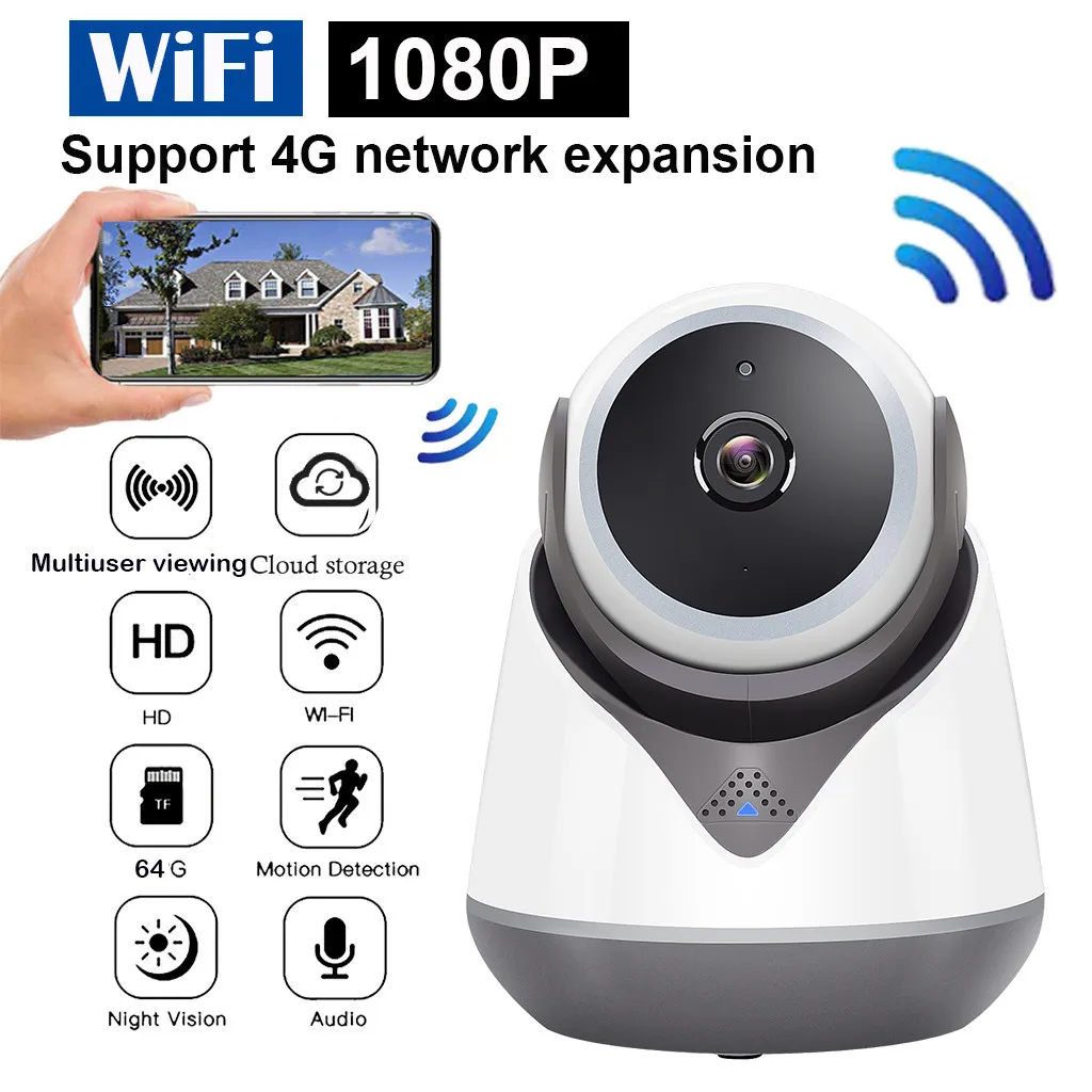 1х домашняя Камера Безопасности HD 1080P PTZ AI IP камера WiFi Облачное хранилище ip