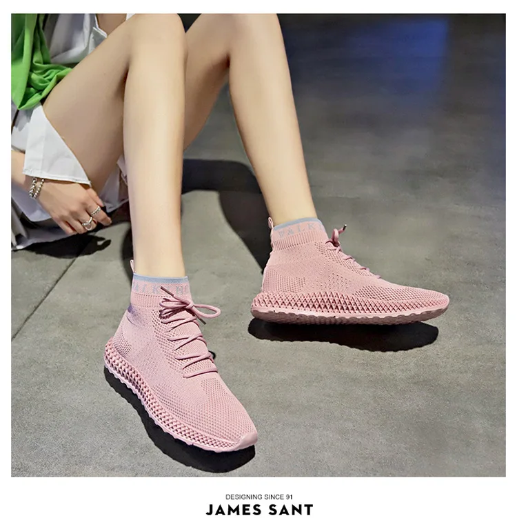 2019 New Women Shoes Knitting Sock Sneakers Women Spring Summer autumn casual shoes Women Loafers Flats Walking krasovki Famela
2019 New Women Shoes Knitting Sock Sneakers Women Spring Summer autumn casual shoes Women Loafers Flats Walking krasovki Famela