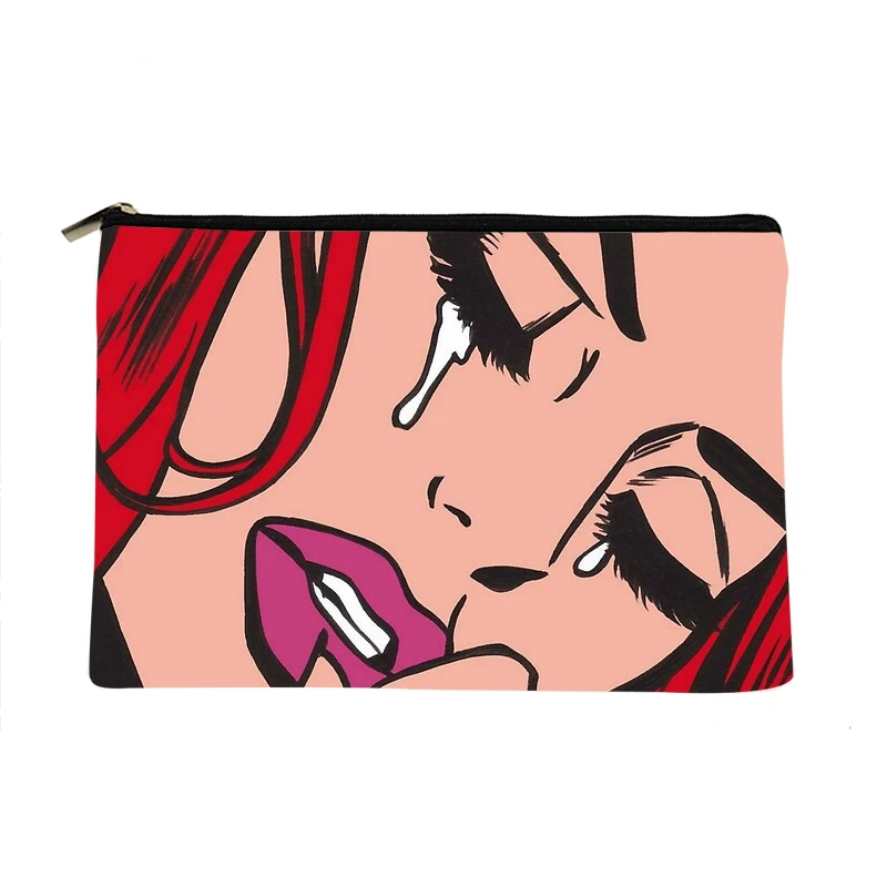 Women Red Hair Cry Girl Printed Make up bag Fashion Women Cosmetics Organizer Bag for Travel Colorful Storage Bag for Lady Bag
Women Red Hair Cry Girl Printed Make up bag Fashion Women Cosmetics Organizer Bag for Travel Colorful Storage Bag for Lady Bag