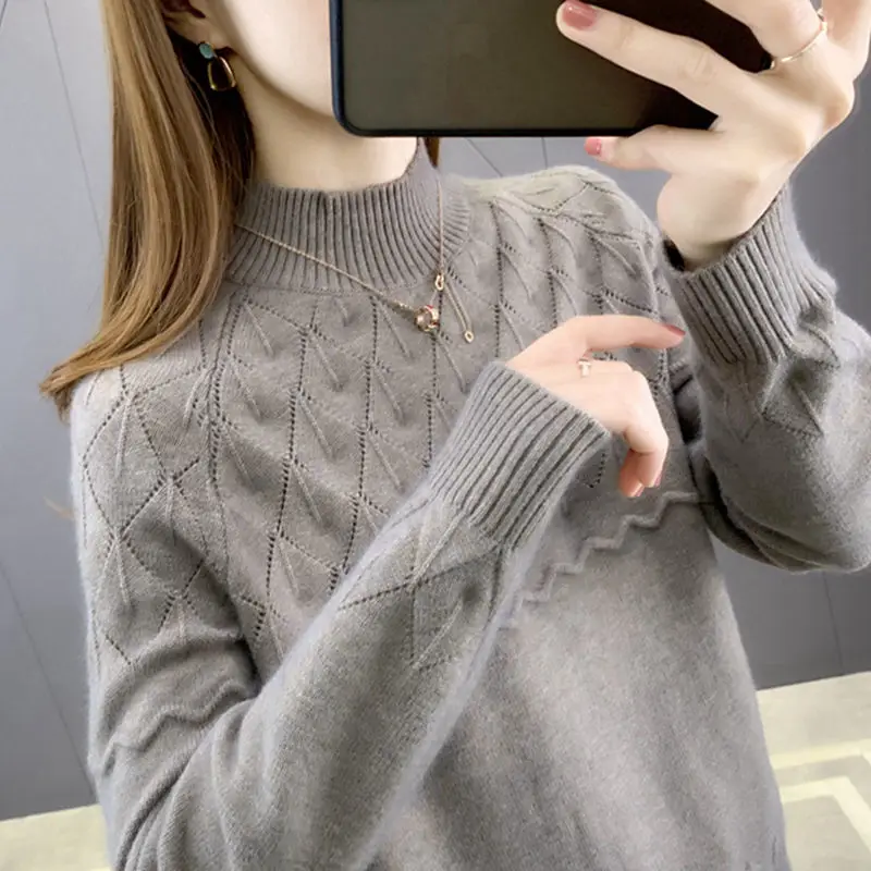 Pullover Women 2021 Autumn Winter Women Sweater Korean Love Heart Knitted Pullover Tops Causal Long Sleeve O-neck Pull Femme
Pullover Women 2021 Autumn Winter Women Sweater Korean Love Heart Knitted Pullover Tops Causal Long Sleeve O-neck Pull Femme