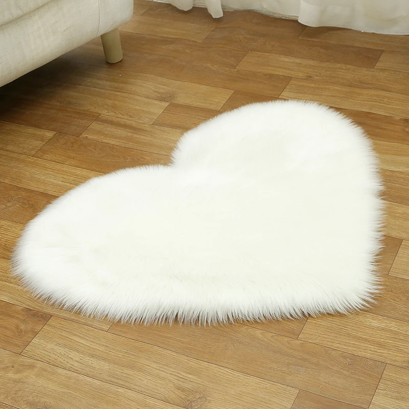 Love Heart Rugs Fluffy Carpet Hairy Mat Faux Fur Rug Long Plush Rugs for Bedroom Shaggy Area Carpets for Living Room Decoration
Love Heart Rugs Fluffy Carpet Hairy Mat Faux Fur Rug Long Plush Rugs for Bedroom Shaggy Area Carpets for Living Room Decoration