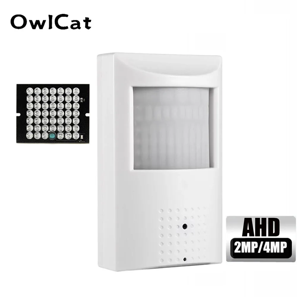 Камера видеонаблюдения OwlCat с пассивным ИК-датчиком, AHD 1080P, 2 Мп, 4 МП, объектив 3,6 нм 
Камера видеонаблюдения OwlCat с пассивным ИК-датчиком, AHD 1080P, 2 Мп, 4 МП, объектив 3,6 нм